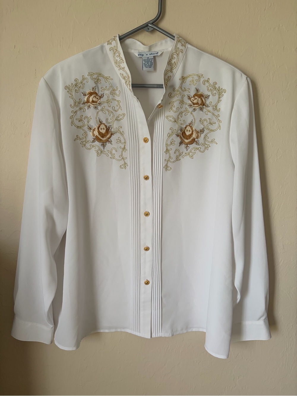 Vintage ship n shore embroidered button down